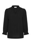 Блуза Kaffe Blouse, Black Deep/Black - фото 5