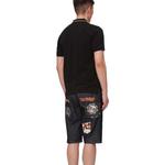 Рубашка поло мужская черная Evisu, черный - фото 6