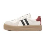 Кроссовки Skateboard Shoes Women's JEANSWEST, White Red - фото