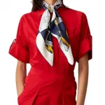 HERMES Шелковый  шарф Women's Blue White - фото 6