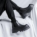 Ботинки Челси мужские черный Weishibangwei - фото 8