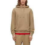 Коричневый мужской свитшот HUGO BOSS, коричневый - фото 4