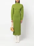 Платье миди Jasé DESTREE, зеленый - фото 2