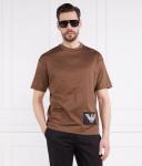 Футболка мужская Emporio Armani с нашивкой, коричневый - фото 3