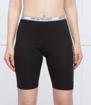 Велосипедные шорты женские Emporio Armani с логотипом, черный - фото