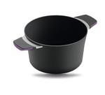 Кастрюля Gastrolux, 24 см, баклажаны - фото