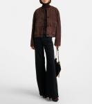 Джиана платформенные мюли из замши с декором Veronica Beard, Espresso - фото 3