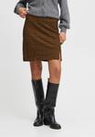 Юбка А-силуэта ICHI, коричневый - фото 5