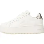 Кроссовки Tommy Jeans Flatform Metallic, белый - фото