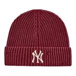 MLB 100% хлопковые унисекс шапка бини бордовые - фото