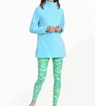 Леггинсы Bayside Tights в цвете Mint Camo Southwind - фото