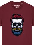 Рубашка Watapparel Hipster Skull, бордовый - фото 4