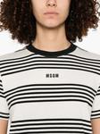 Футболка в полоску MSGM, белый - фото 5