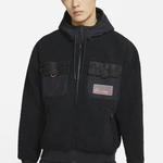 Куртка Air Jordan Zipper Fleece Windproof Stay Warm Hooded Jacket Black, черный - фото 4