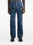 Джинсы с принтом пейсли ETRO, синий - фото 3