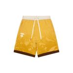 Шорты для бега A Bathing APE с принтом Aape, экрю - фото