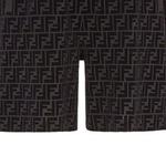 Футболка с принтом FENDI, черная - фото 7