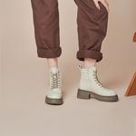 Ботинки Martin Boot женские Gemeiq, хаки - фото 12