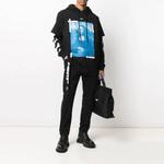 Толстовка Men's OFF-WHITE SS21 Mona Lisa Printing Black, черный - фото 3