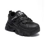 Кроссовки женские толстые низкие черный Warrior - фото 2