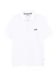 Рубашка поло с вышитым логотипом BOSS Kidswear, белый - фото