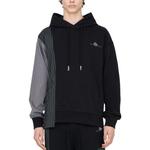 Лонгслив худи с пэчворком Feng Chen Wang, черный - фото 3