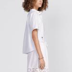 Рубашка женская Dior, белый - фото 5