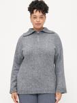 Свитер Vero Moda Curve VMCMIRLA, Mottled Grey - фото 2