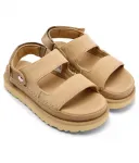 Сандалии кожаные 2-в-1 с GoldenStar Glide Ugg, бежевый - фото 3