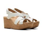 Сандалии Clarks Rose Wedge Sandal, белый - фото 7