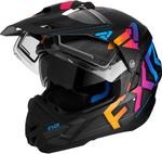 Шлем FXR Torque X Team Electric Shield, Black/Orange - фото 2