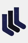 3 пары носков Calvin Klein, синий - фото