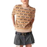 Свитер женский Miu Miu, коричневый - фото 3