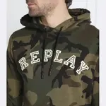 Толстовка обычного кроя Replay, хаки - фото 4
