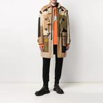 DSQUARED 2 Камуфлированное худи с панелями, Brown - фото 4