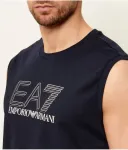 Майка regular fit Ea7, темно-синий - фото 4