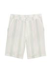 Шорты TOM TAILOR DENIM Shorts, Off White Big Structure Stripe/Off-White - фото 5
