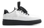 Кроссовки Jifffly Skateboard Shoes Unisex Low-Top White Black - фото