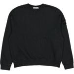 Свитшот с нашивкой-логотипом STONE ISLAND, черный - фото