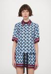 Блуза Diane von Furstenberg ALEXA SHIRT, Blue - фото