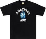 Футболка BAPE ABC Camo College 'Black/Blue', черный - фото