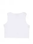 Вышитый топ без рукавов Dondup Kids, белый - фото 2