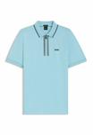 Поло BOSS PHILIX GOC, Light Blue Five/Light Blue - фото 5