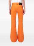 JW Anderson кожаные брюки bootcut, оранжевый - фото 4