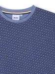 Футболка с монограммой BOSS Kidswear, синий - фото 3