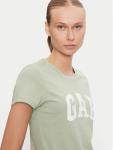 Футболка стандартного кроя Gap, зеленый - фото 4