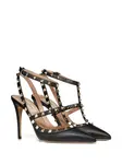 Босоножки Rockstud 100 VALENTINO GARAVANI, черный - фото 2