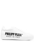 Philipp Plein кеды с логотипом, белый - фото