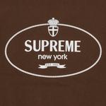 Толстовка Supreme Crest Crewneck, коричневый - фото 3
