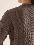 Свитер CECIL, темно-коричневый - фото 5